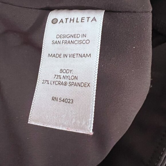 Athleta Stellar Crop Pant Plus Size Medium Lycra Charcoal Gray - Picture 8 of 9